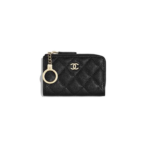 chanel blue wallet|chanel keychain wallet.